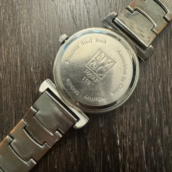 8-inch Silver studded NY&C watch-women - Picture 6 of 6